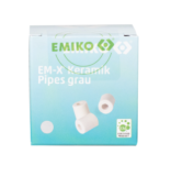 De foto van het product EM-X keramiek buisjes grijs 100 gram. van EM-Store.eu