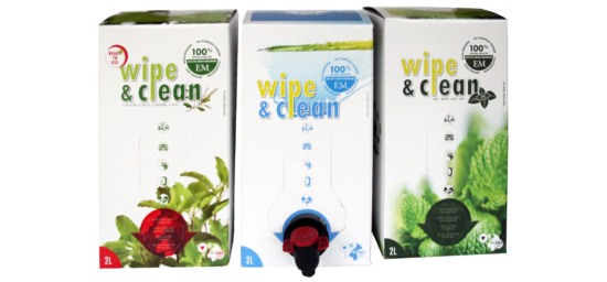 Bekijk deze afbeelding van Wipe & Clean schoonmaak product op EM-Store.eu